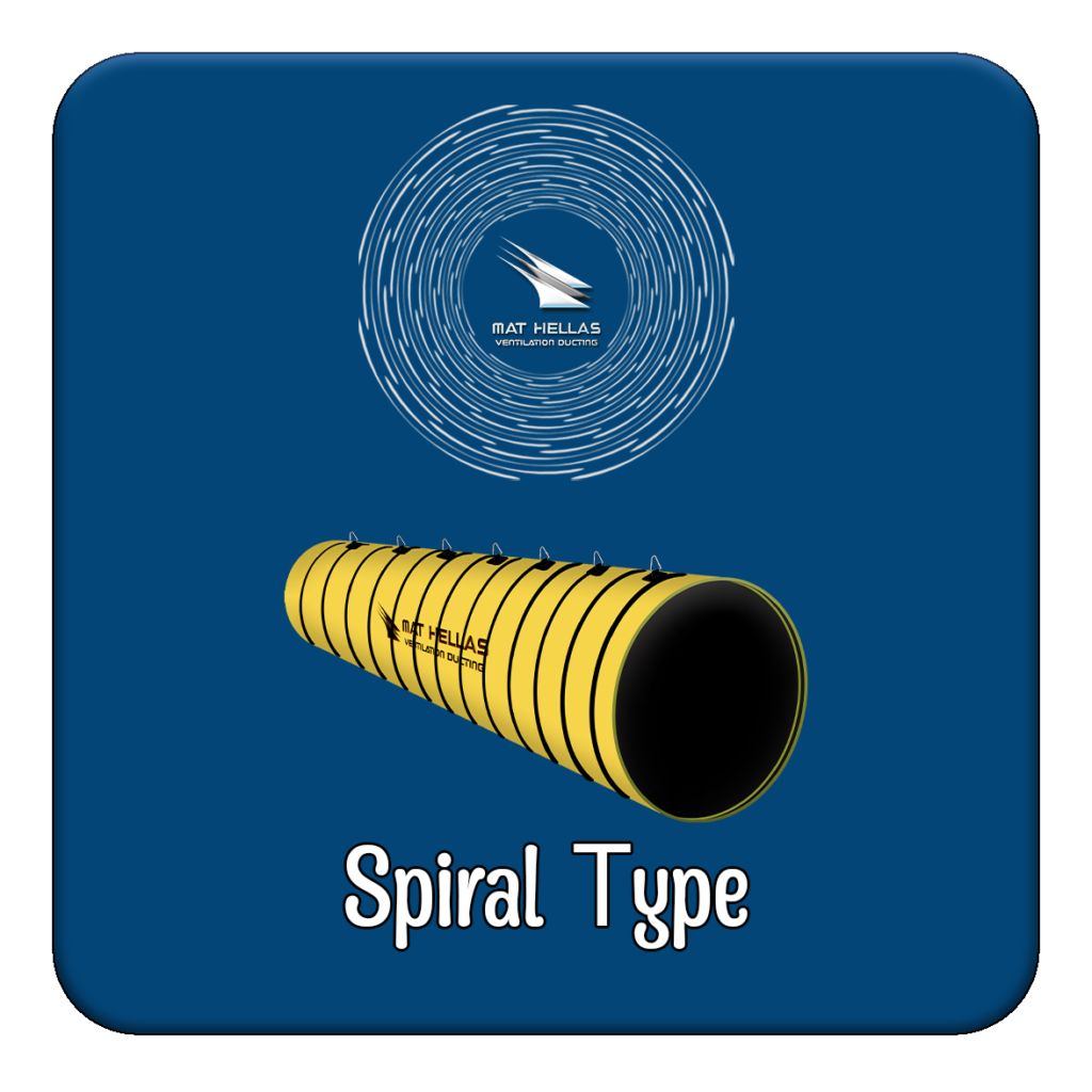 Spiral type Flexible Ventilation Ducting Button 2